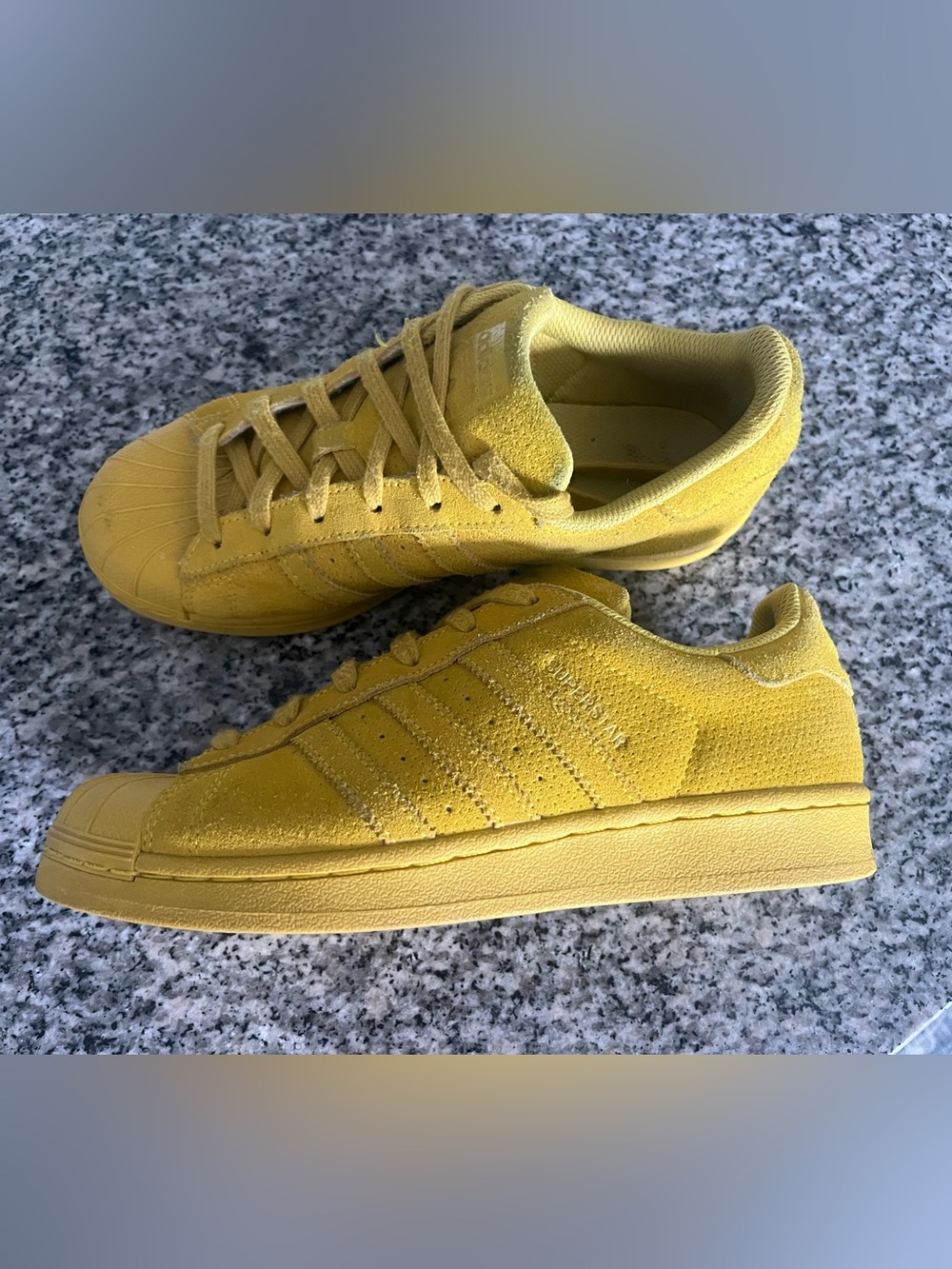 adidas Campus Superstar Suede Sneakers - Yellow